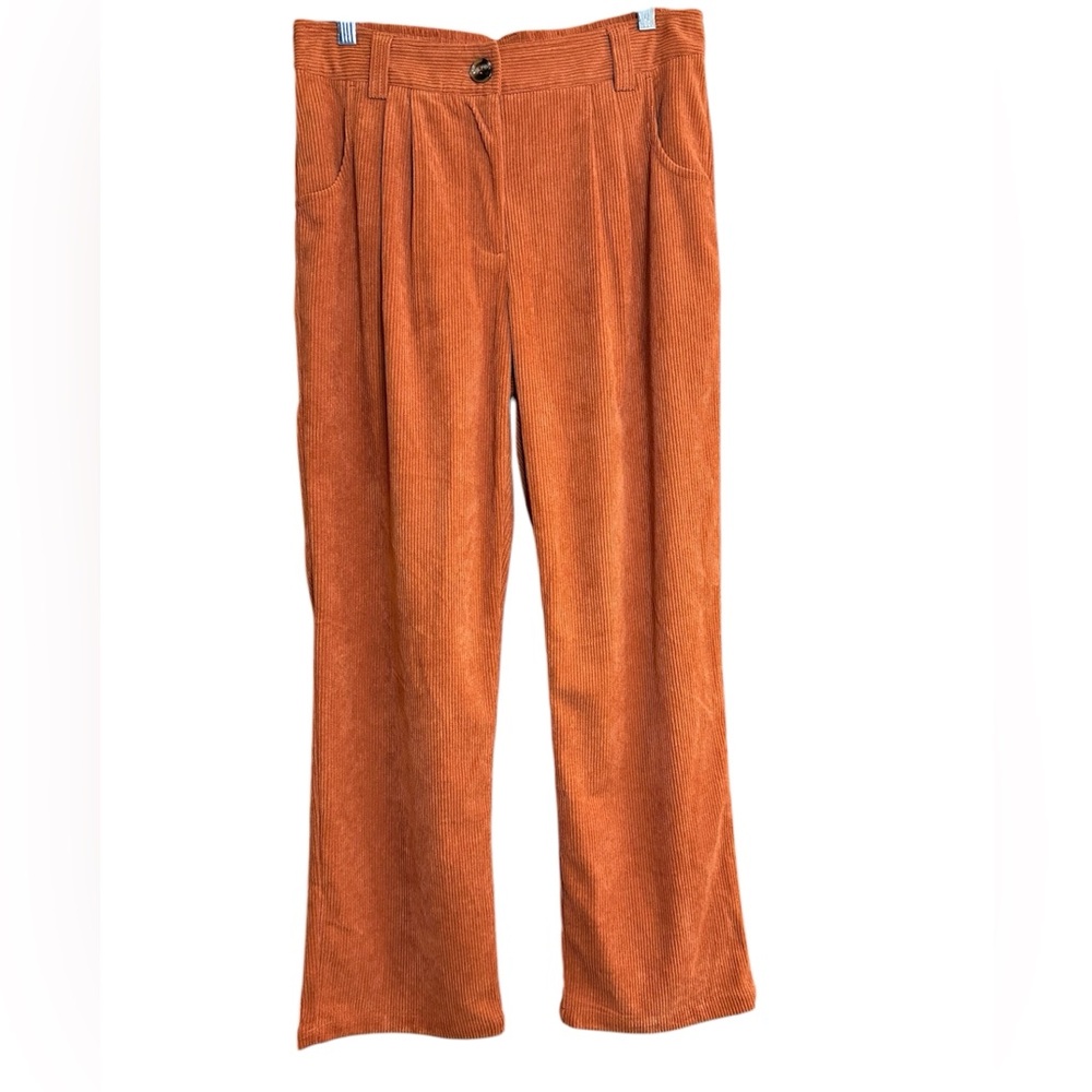 Halara Bombay Brown Mid Rise Corduroy Pants New with Tags